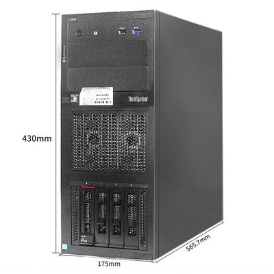 Lenovo Tower Thinksystem ST258 voor TS560 Xe3 ERP Xeon E-2286G Server 5U 1*8GB DDR4