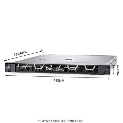 Intel Xeon E2324 8GB geheugen 100% Originele Dell PowerEdge R350 1U Rack Server Computer