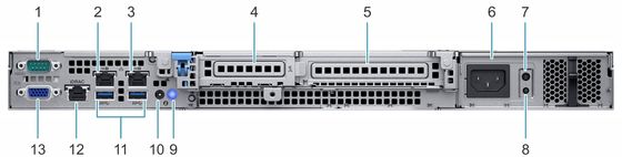 Originele Dell 1U PowerEdge R240 R250 R350 R440 Rack Server met Intel Xeon E-2226G