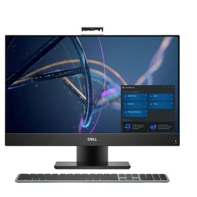 Zwarte DELL OptiPlex 7400 All In One Desktop Computer met GDDR4 Video Memory