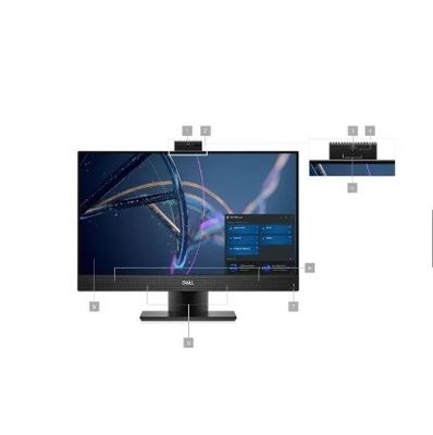 Zwarte DELL OptiPlex 7400 All In One Desktop Computer met GDDR4 Video Memory