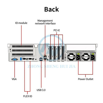 900W stroomvoorziening xFusion 2288H V6 Server 2U Rack Server 2288HV6 Private Mold NO Server