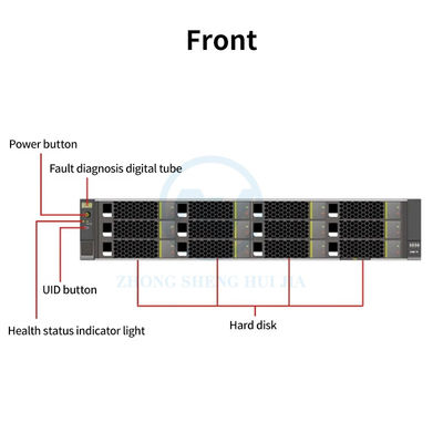 900W stroomvoorziening xFusion 2288H V6 Server 2U Rack Server 2288HV6 Private Mold NO Server
