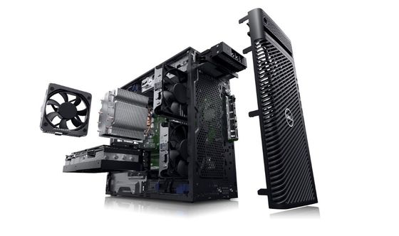Hot Dell Precision t3660 Tower Workstation met 8 GB geheugen en 2,1 GHz processorsnelheid
