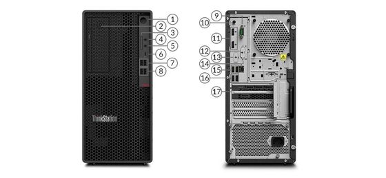 Intel Core i7 10700T 10e generatie processor in Lenovo ThinkStation P340 Workstation Tower