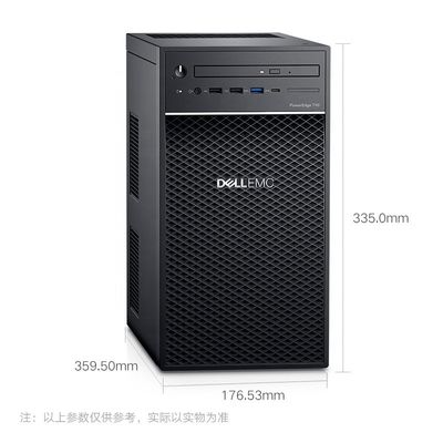 PowerEdge T40 Tower Server 2kern Intel Pentium Gold G5400 8G ECC UDIMM 1TB opslag