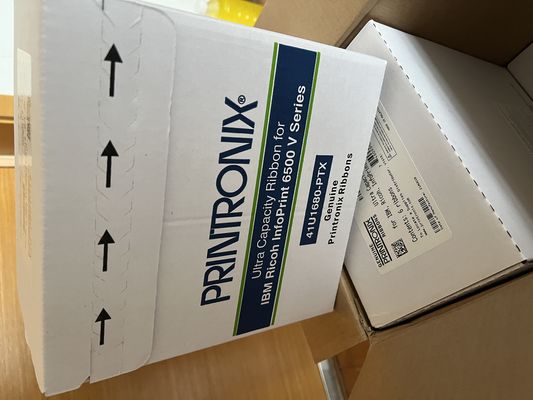 Printronix 41U1680-PTX Dual Spool Ribbon 6-Pack Zwart ASIN B016GNX96G Klaar voor verzending