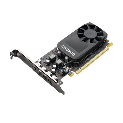 Fan Cooler NVIDIA T1000 4G GDDR6 GPU 128-bits Memory Interface PCI Express 3.0 x 16