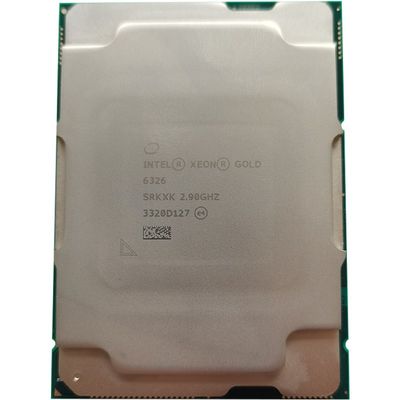 Intel Xeon Gold 6326 CPU 16 Core 2,9 GHz Processor voor DELL Server 64-bits Ondersteuning Ja