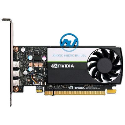 2GB Nvidia Quadro T400 Graphics Card met vormfactor 2.713 inch H x 6.137 inch L